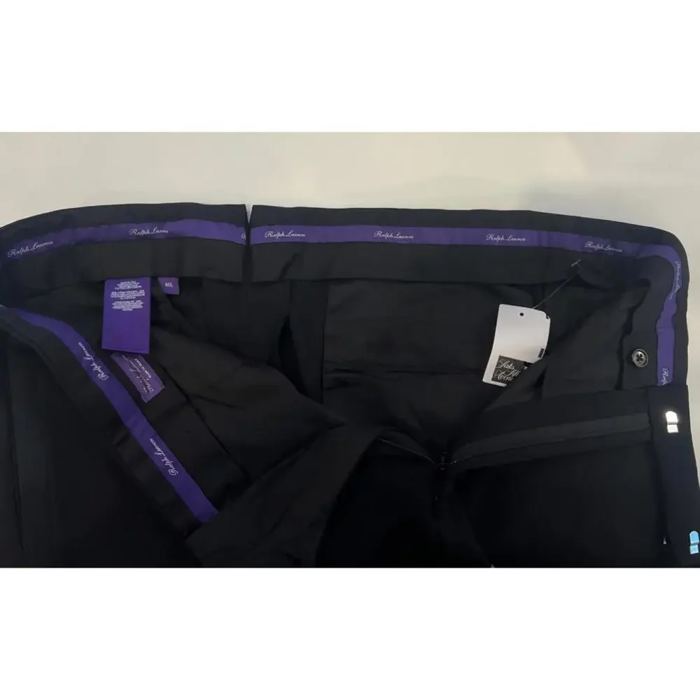 Ralph Lauren Purple Label Black Pants Size 46L - Picture 3 of 15
